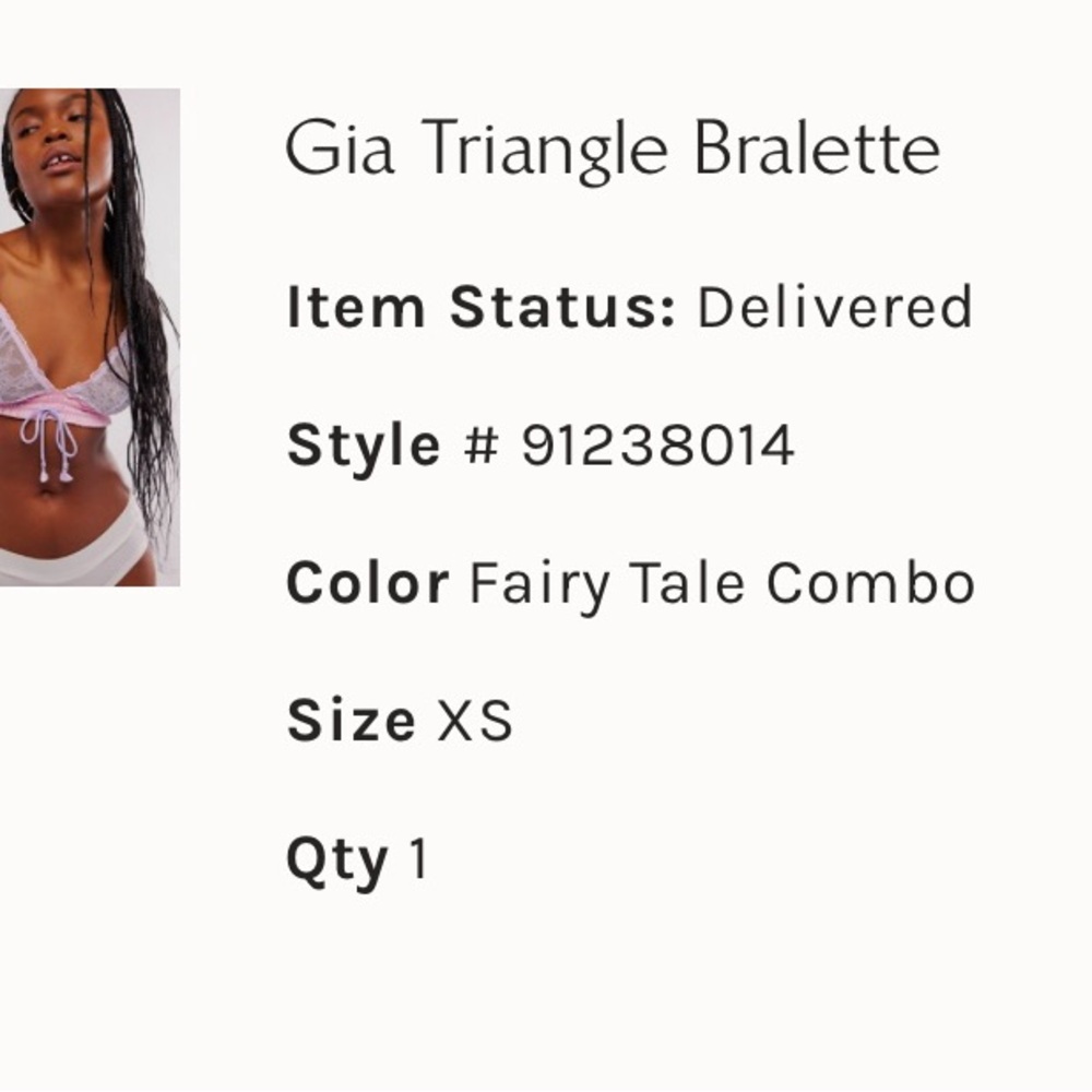FP Gia Triangle Bralette - Fairy Tale Combo & Ivory - Picture 3 of 8